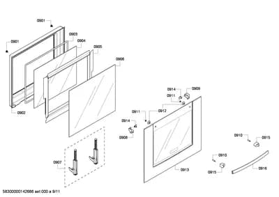 Door & Housing, Screws (0901-0952)