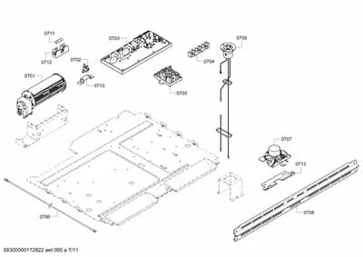 Fan Parts, Mounting & Fixing (0701-0758)