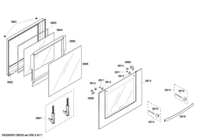Screws, Door & Housing (0901-0952)