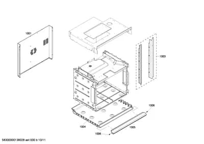 Door & Housing, Screws (1001-1057)