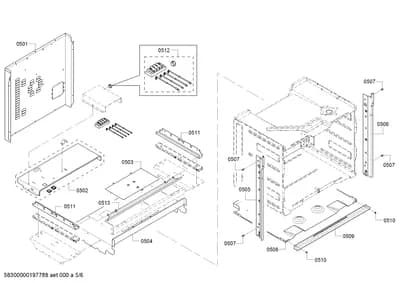 Door & Housing, Screws (0501-0554)