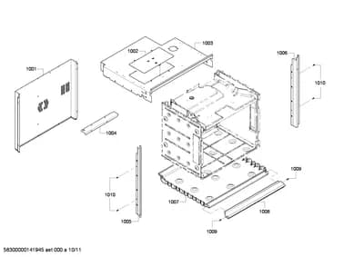 Door & Housing, Screws (1001-1057)