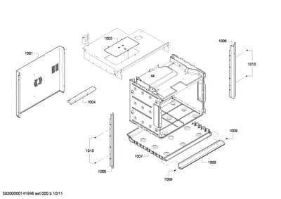 Door & Housing, Screws (1001-1057)