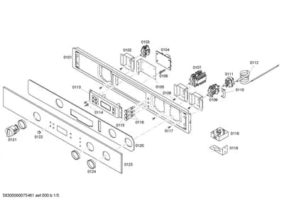 Screws, thermostats (0101-0124)
