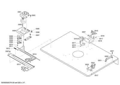 Screws, motors (0301-0323)