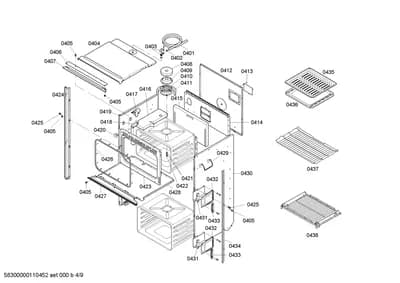 Door & Housing, Screws (0401-0450)