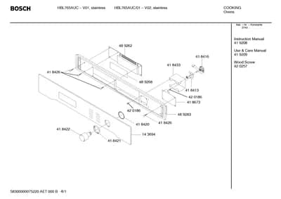 Screws, Hinges (0101-0904)