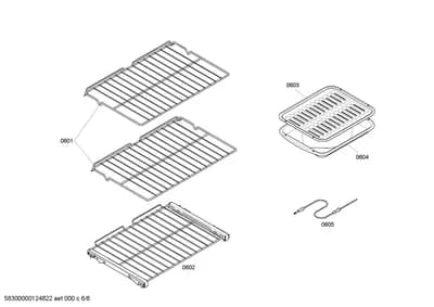 shelves trays (0601-0605)
