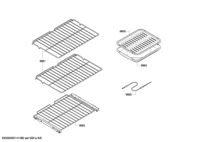 shelves trays (0601-0605)