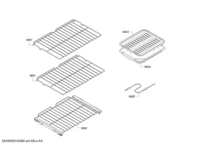 shelves trays (0601-0605)