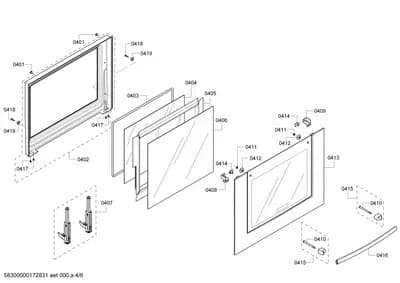 Screws, Door & Housing (0401-0450)