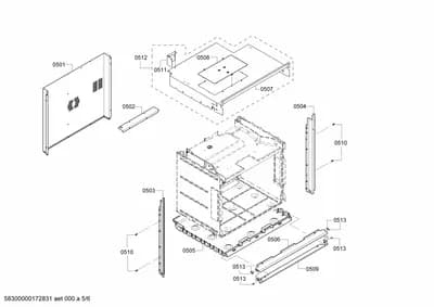 Door & Housing, Screws (0501-0557)