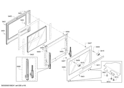 Screws, Door & Housing (0401-0412)