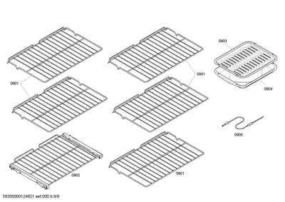 shelves trays (0901-0905)