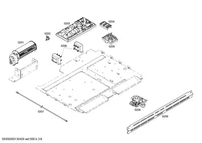 Fan Parts, Mounting & Fixing (0201-0209)