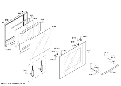 Door & Housing, Screws (0401-0450)