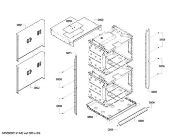 Door & Housing, Screws (0801-0858)