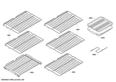 shelves trays (0901-0905)