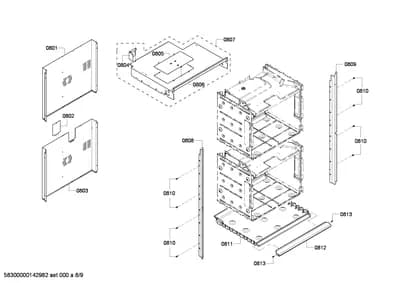 Door & Housing, Screws (0801-0858)