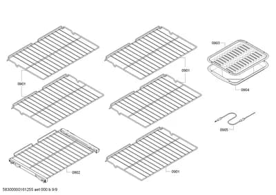 shelves trays (0901-0905)