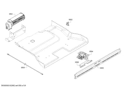 Fan Parts, Mounting & Fixing (0501-0550)