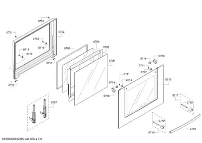 Screws, Door & Housing (0701-0750)