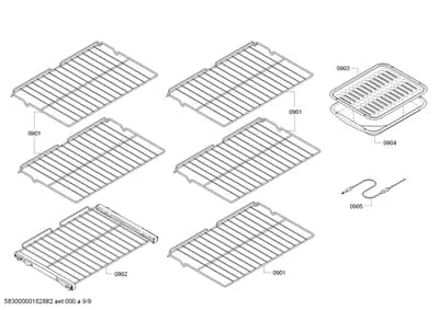 shelves trays (0901-0905)