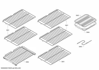 shelves trays (0901-0905)