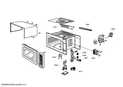 Switches, heatingparts (0301-0352)