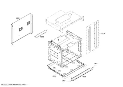 Door & Housing, Screws (1001-1057)