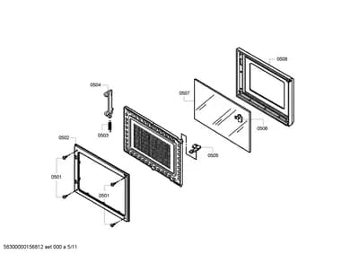 Door & Housing, Hinges (0501-0550)