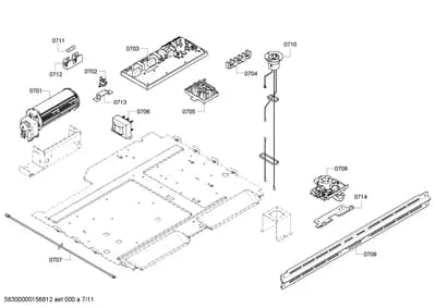 Screws, Fan Parts (0701-0762)