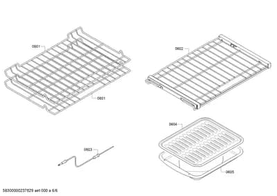 shelves trays (0601-0605)