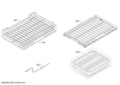 shelves trays (0601-0603)