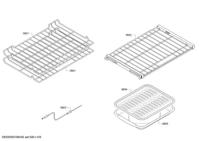 shelves trays (0601-0605)