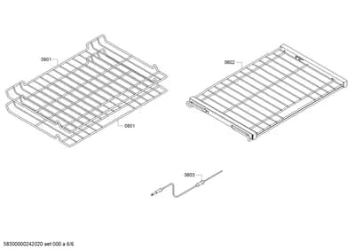 shelves trays (0601-0603)