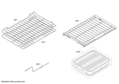 shelves trays (0601-0603)