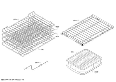 shelves trays (0901-0905)