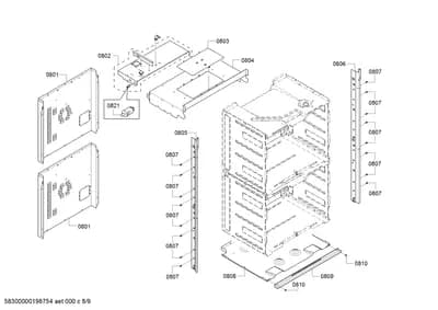 Door & Housing, Screws (0801-0853)