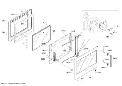 Screws, Door & Housing (0401-0415)