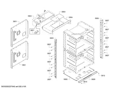 Door & Housing, Screws (0801-0853)