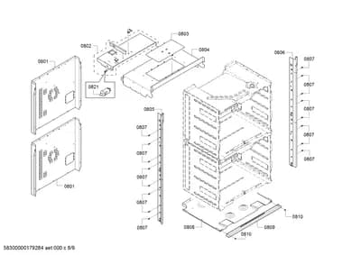 Door & Housing, Screws (0801-0853)
