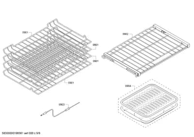 shelves trays (0901-0903)