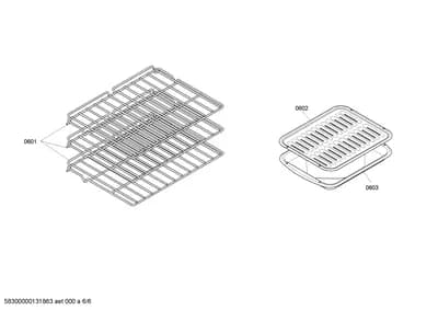 shelves trays (0601-0603)