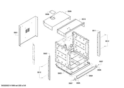 Door & Housing, Screws (0501-0555)