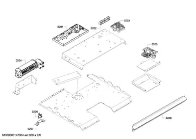 Fan Parts, latches (0201-0260)