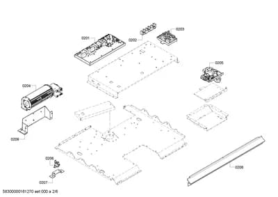 Fan Parts, latches (0201-0260)