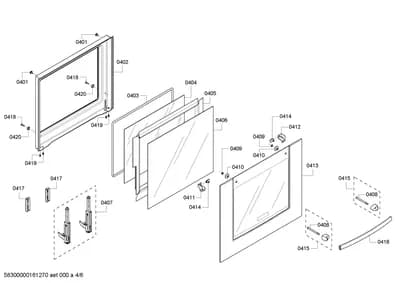 Screws, Door & Housing (0401-0420)