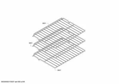 shelves trays (0601-0601)