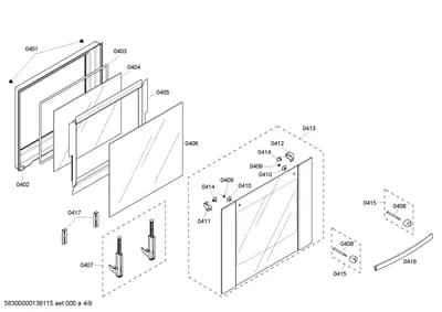 Screws, Door & Housing (0401-0452)